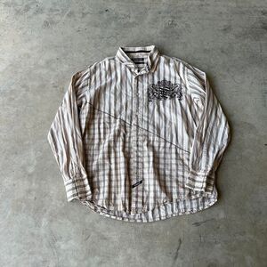 Ecko Unlimited y2k Dress shirt western Long sleeve mens size XL